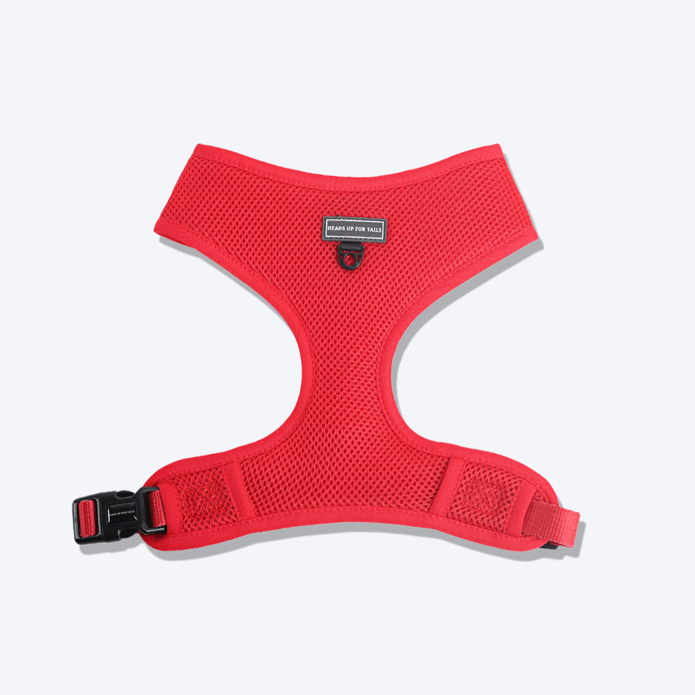 HUFT Classic Mesh Dog Harness - Red - Heads Up For Tails