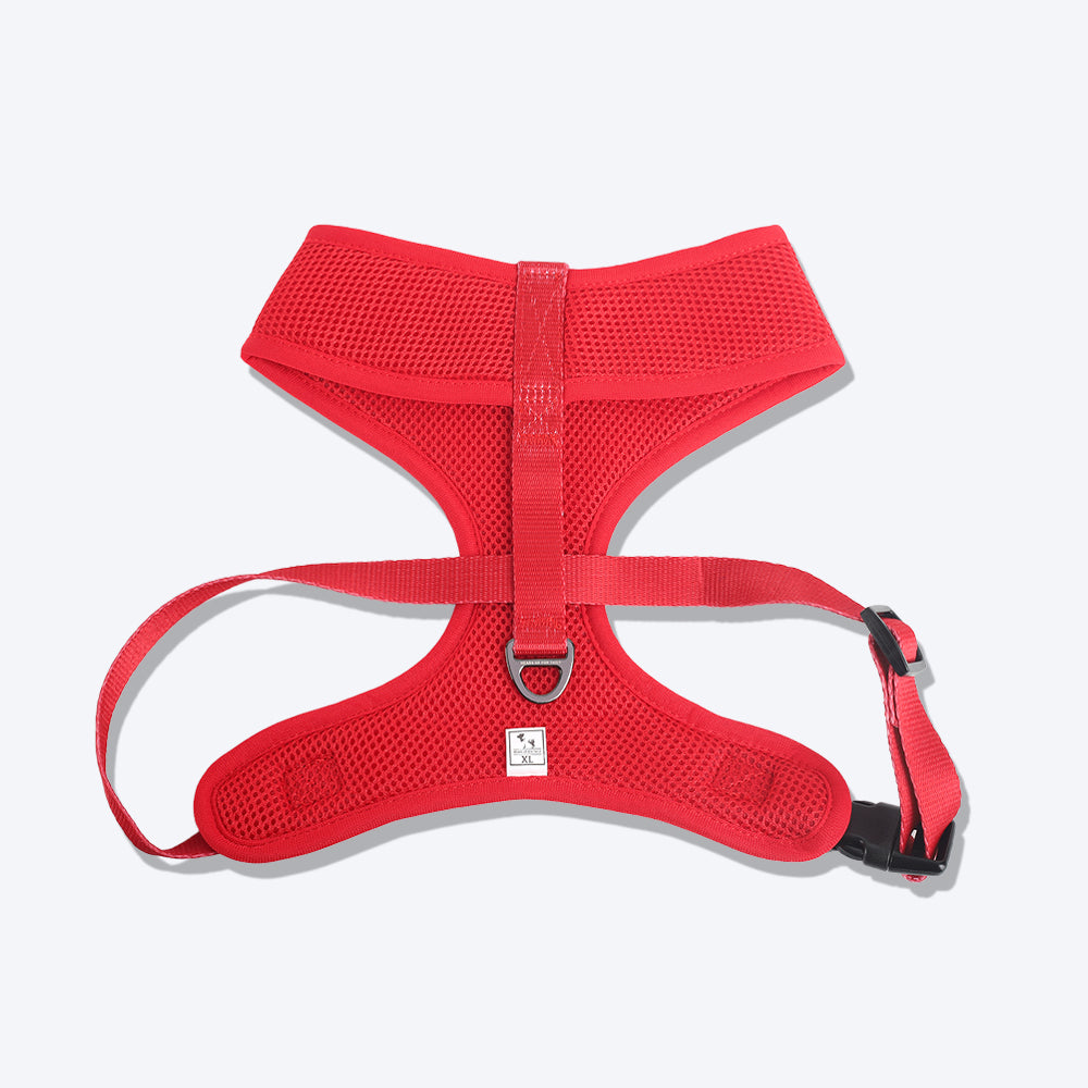 Red best sale dog harness