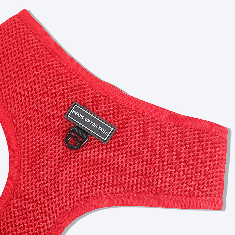 HUFT Classic Mesh Dog Harness - Red - Heads Up For Tails