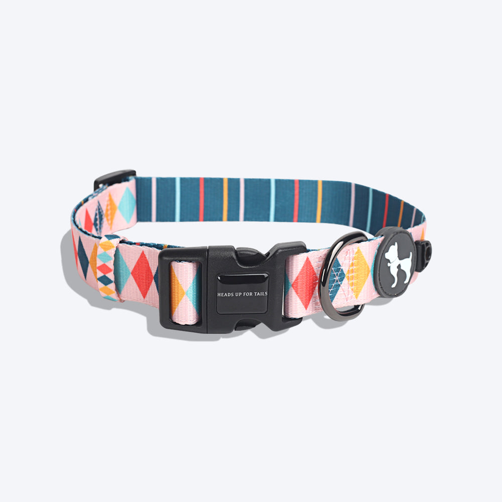 HUFT Sunset Strokes Printed Dog Collar - Heads Up For Tails