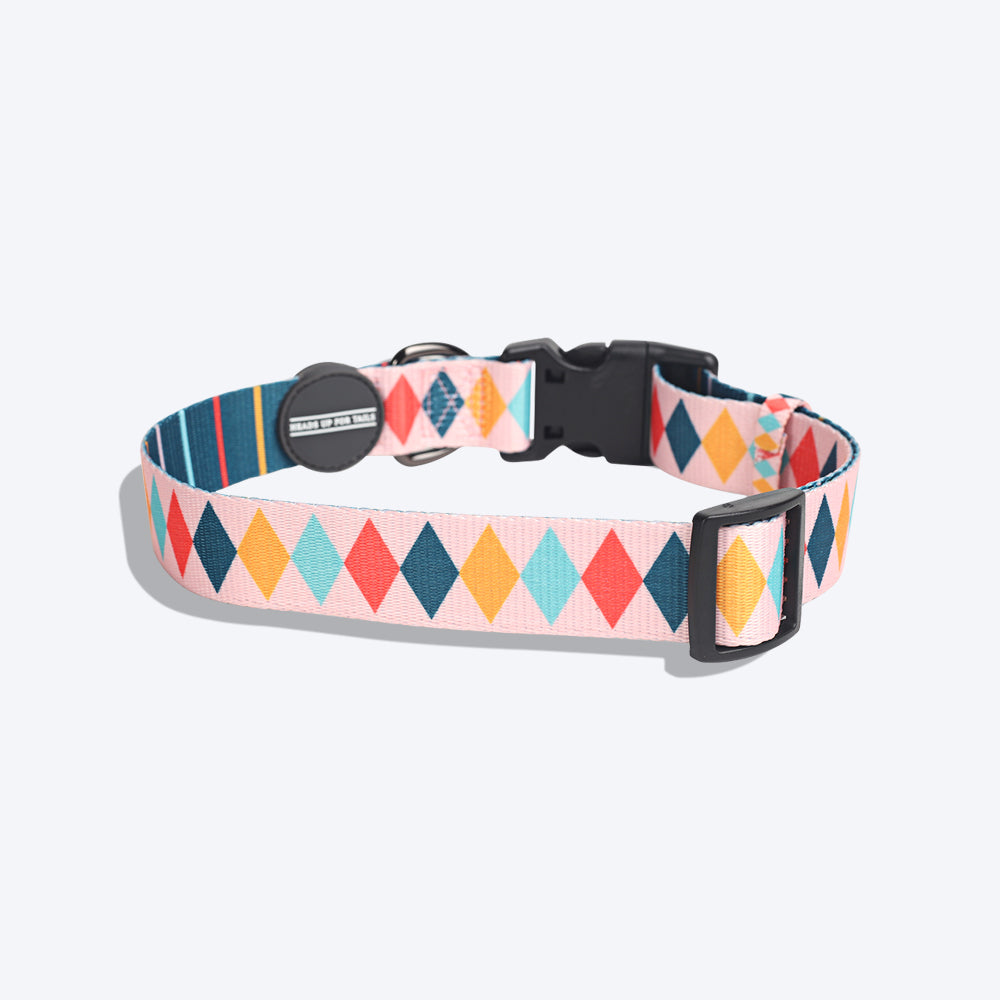 HUFT Sunset Strokes Printed Dog Collar - Heads Up For Tails