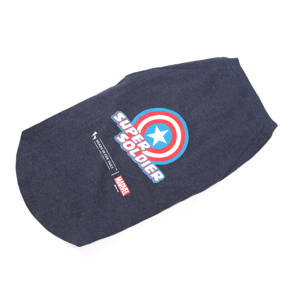 HUFT X ©Marvel Captain America T-Shirt For Dogs - Heads Up For Tails