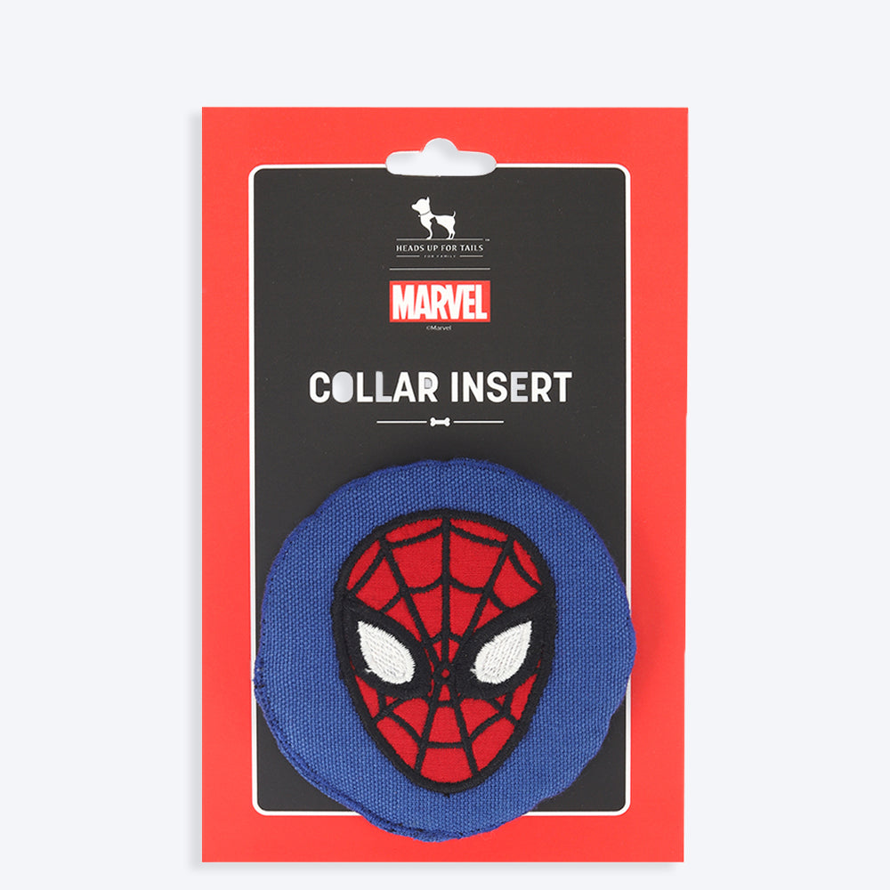 HUFT X©Marvel Spider-Man Collar Insert For Dogs - Blue - Heads Up For Tails