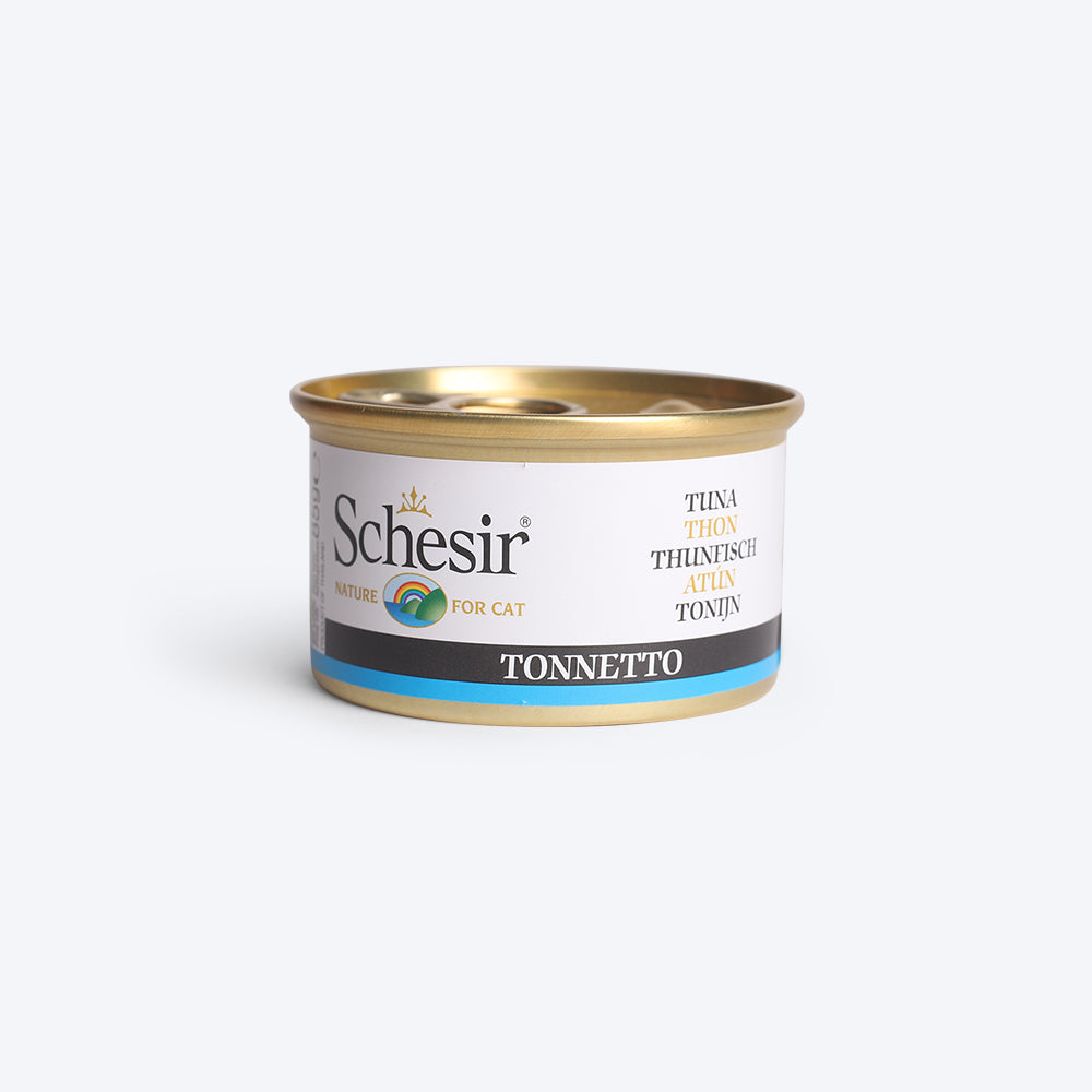 Schesir 51% Tuna Canned Wet Cat Food - 85 g - Heads Up For Tails