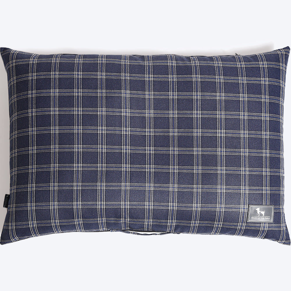 HUFT Checkered Dog Bed - Navy6
