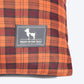 HUFT Checkered Dog Bed - Orange3