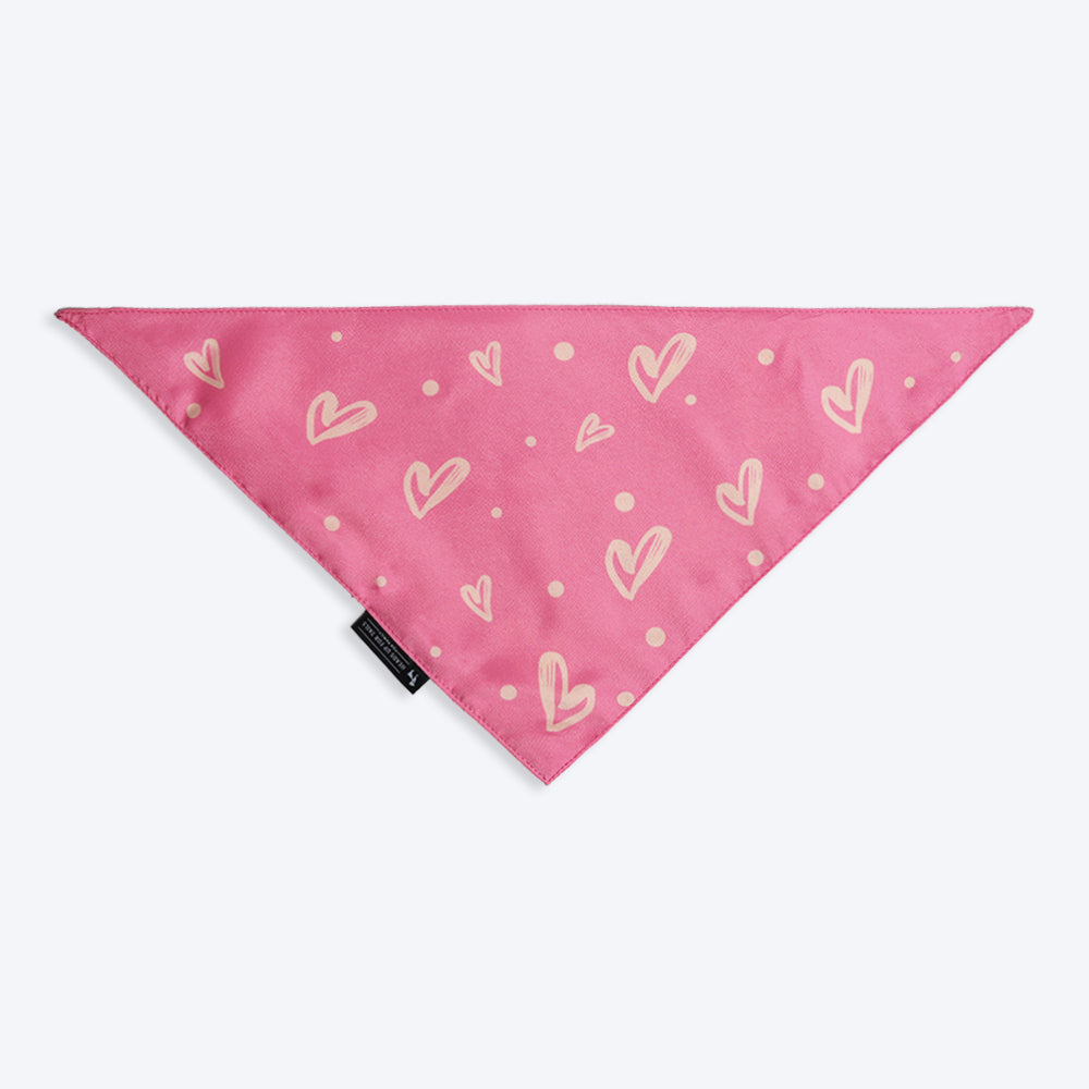 HUFT Cutest Girl Bandana For Puppy/Kitten - Pink - Heads Up For Tails