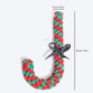 HUFT Happy Holidays Rope Dog Toy - Heads Up For Tails