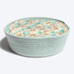 Resploot® Cat Basket Bed - Aqua Blue - Heads Up For Tails