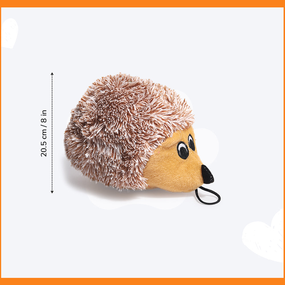 HUFT Big Buddy Collection Dog Toy - Spike the Hedgehog - Heads Up For Tails