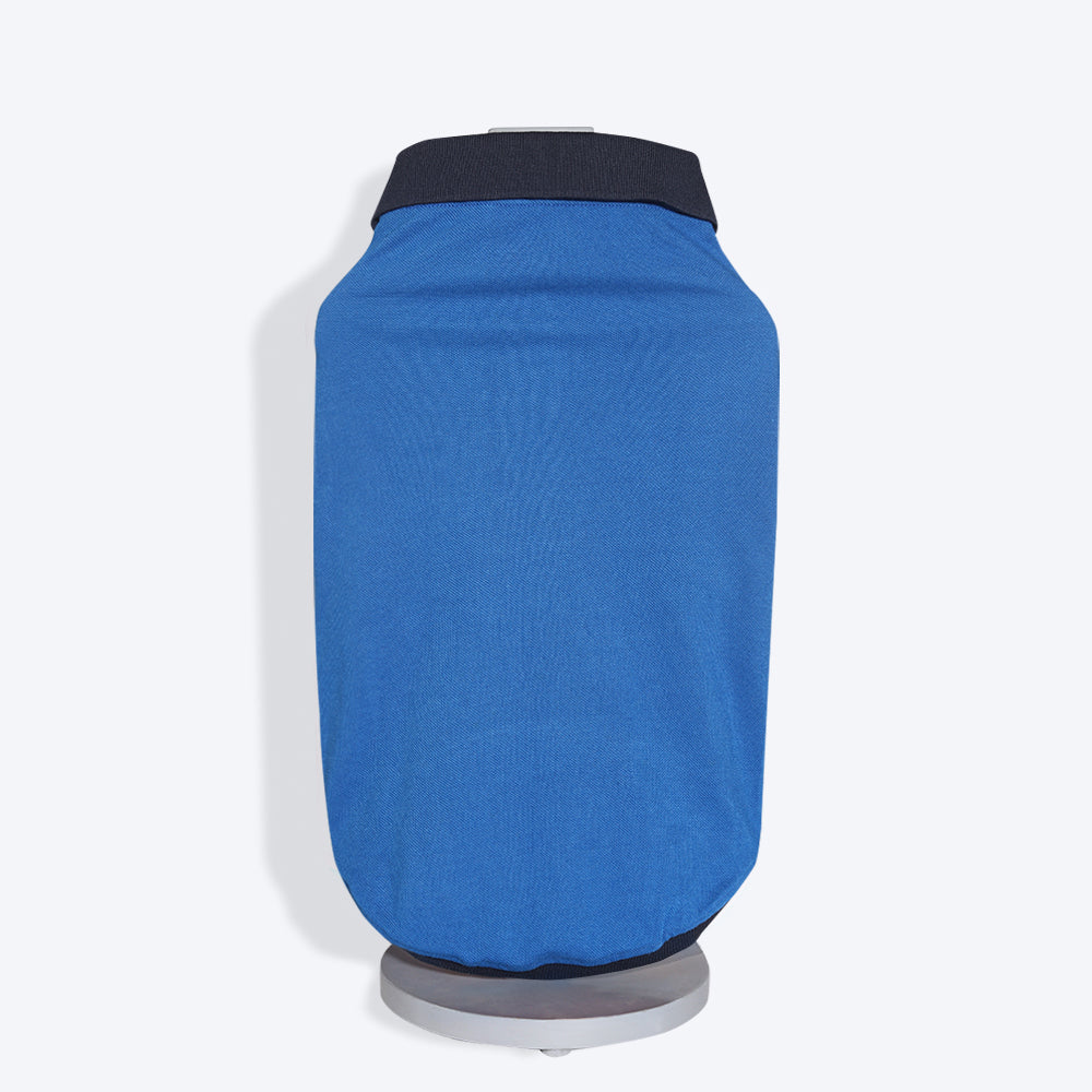 HUFT Polo T-Shirt For Dog - Blue - Heads Up For Tails