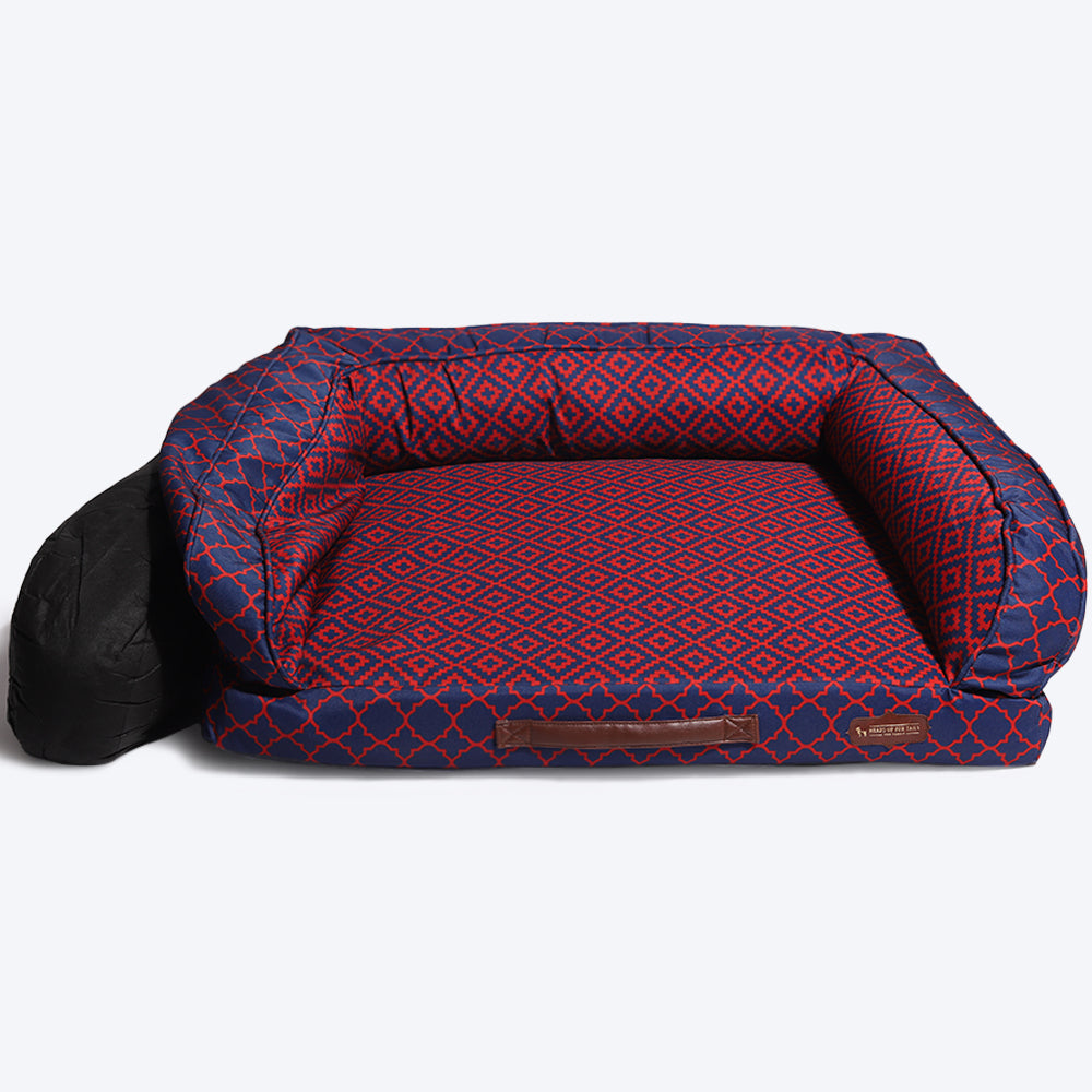 HUFT The Indian Collective Raaga Sofa Dog Bed Cover - Heads Up For Tails
