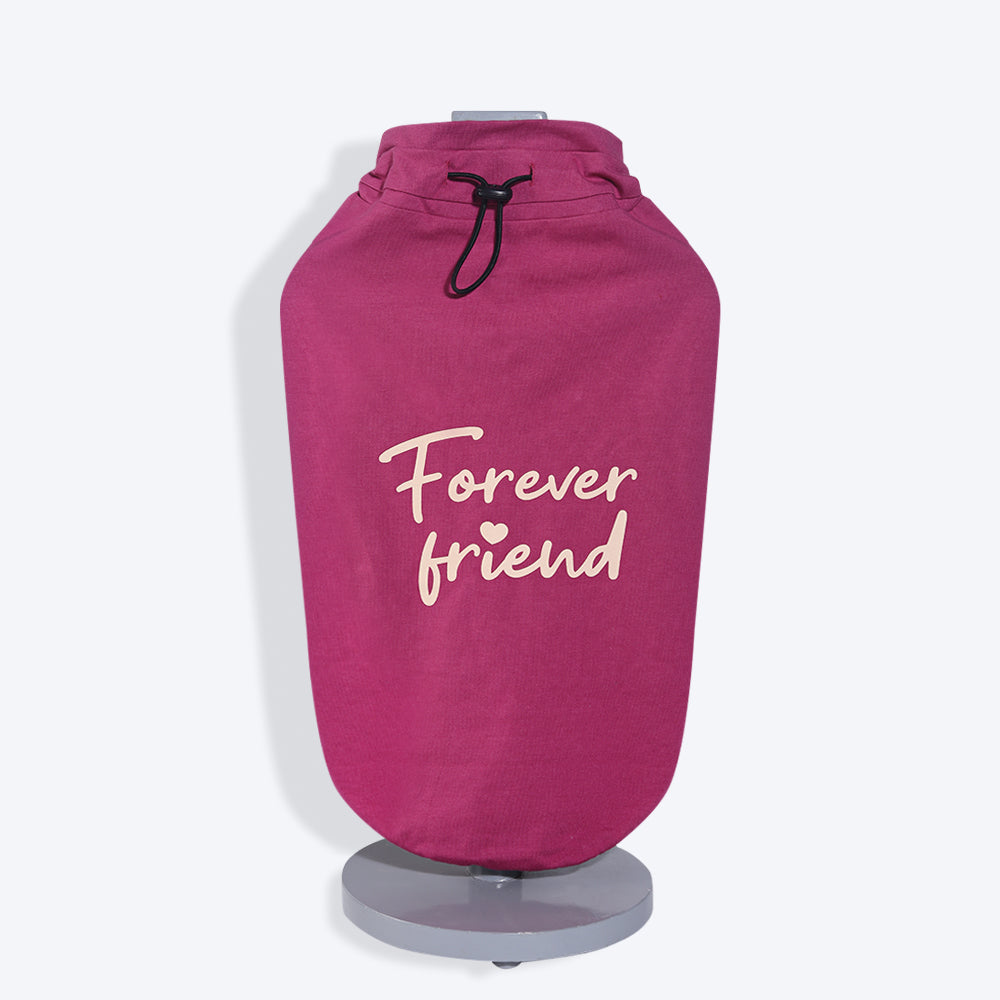 HUFT Forever Friend T-Shirt For Dogs - Purple - Heads Up For Tails