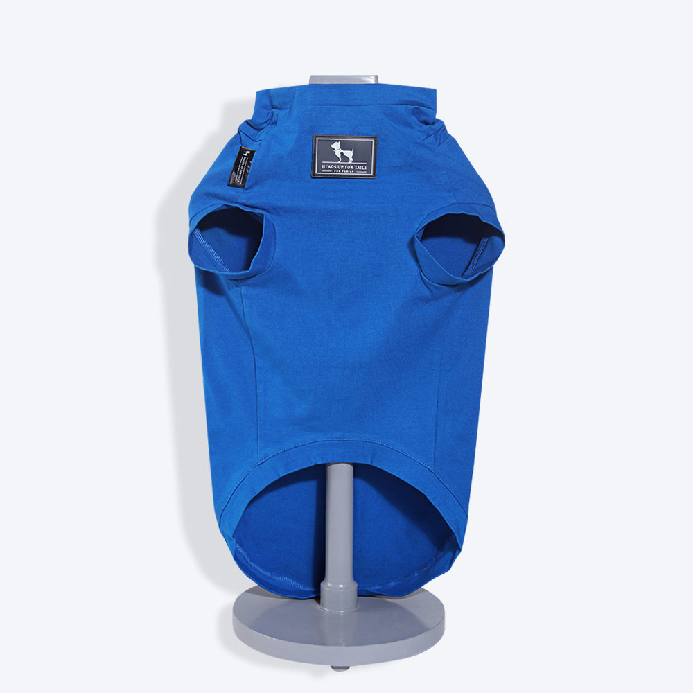 HUFT Been There Chewed That T-Shirt For Dogs - Blue - Heads Up For Tails