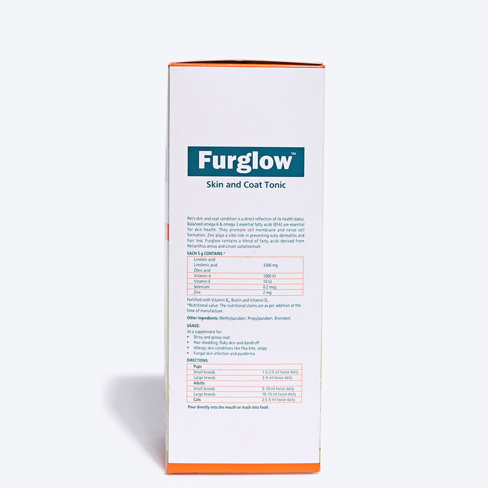 Himalaya Furglow Skin and Coat Tonic for Pets - 400 ml - Heads Up For Tails