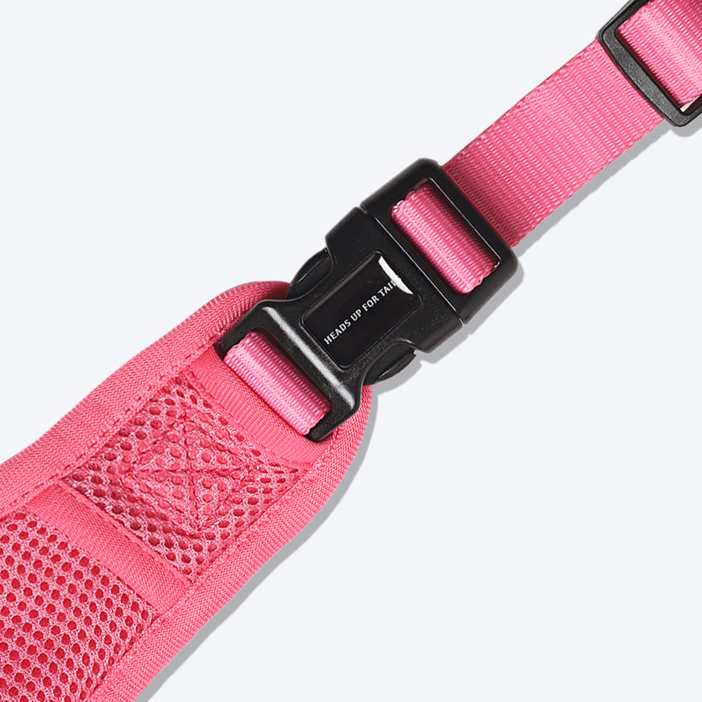 HUFT Classic Mesh Dog Harness - Pink - Heads Up For Tails