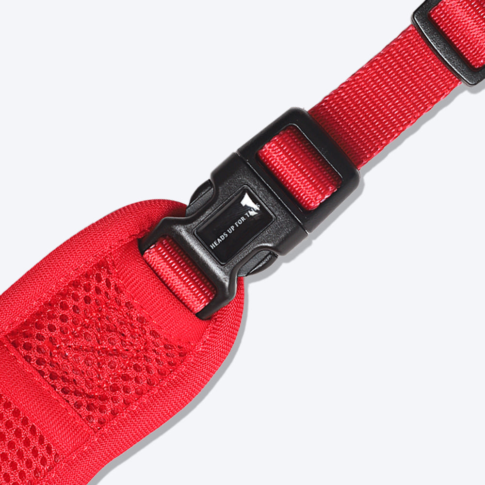 HUFT Classic Mesh Dog Harness - Red - Heads Up For Tails