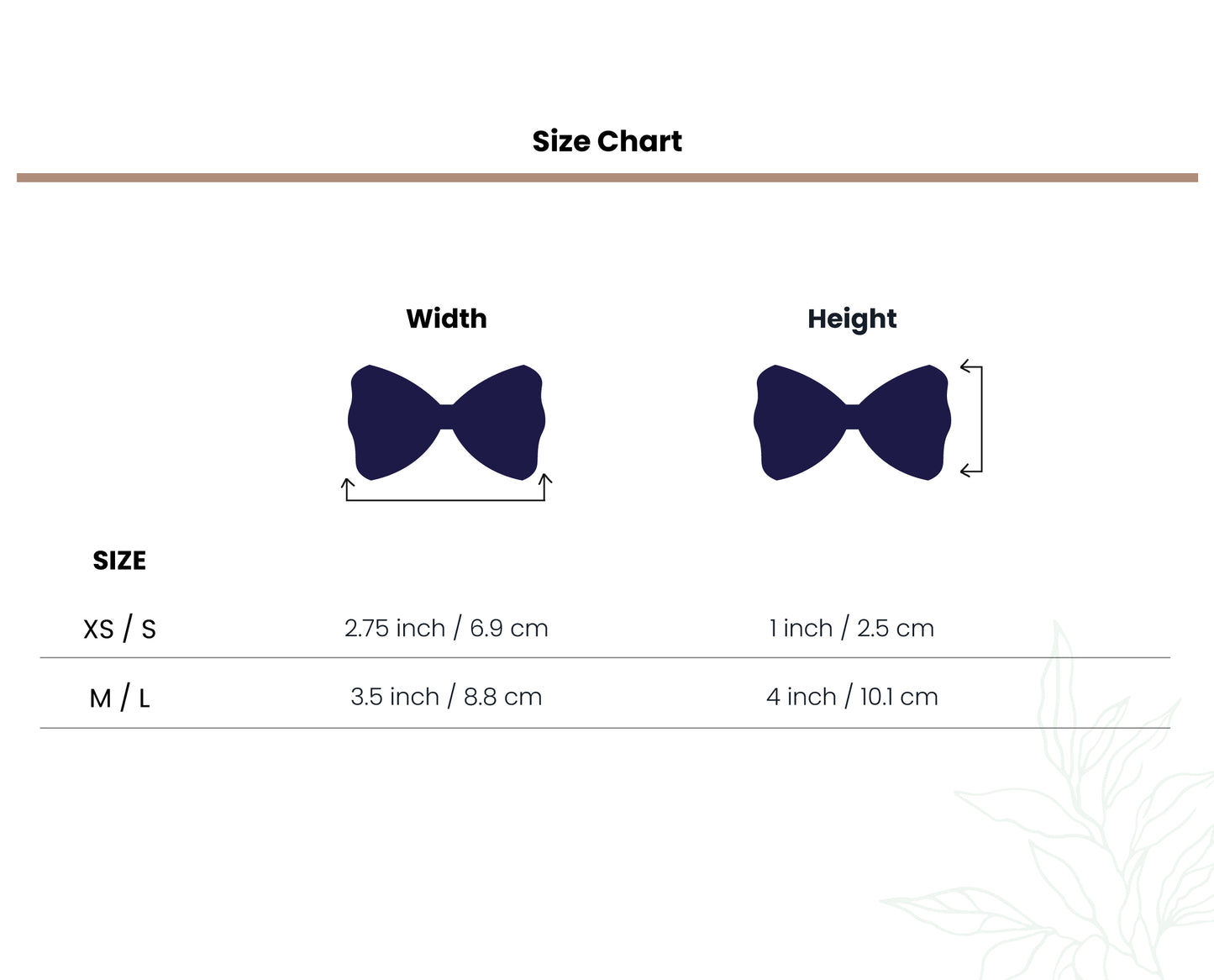 IndieGood Corduroy Cotton Dog Bow Tie - Navy Blue-2
