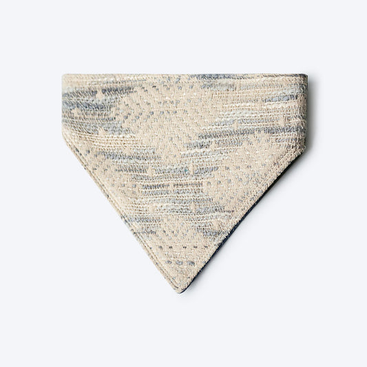 IndieGood Handloom 2 in 1 Bandana For Dog - Soft Weaves - M/L - Heads Up For Tails