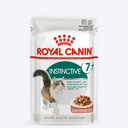 Royal Canin Instinctive +7 Adult Wet Cat Food - 85 g packs - Heads Up For Tails