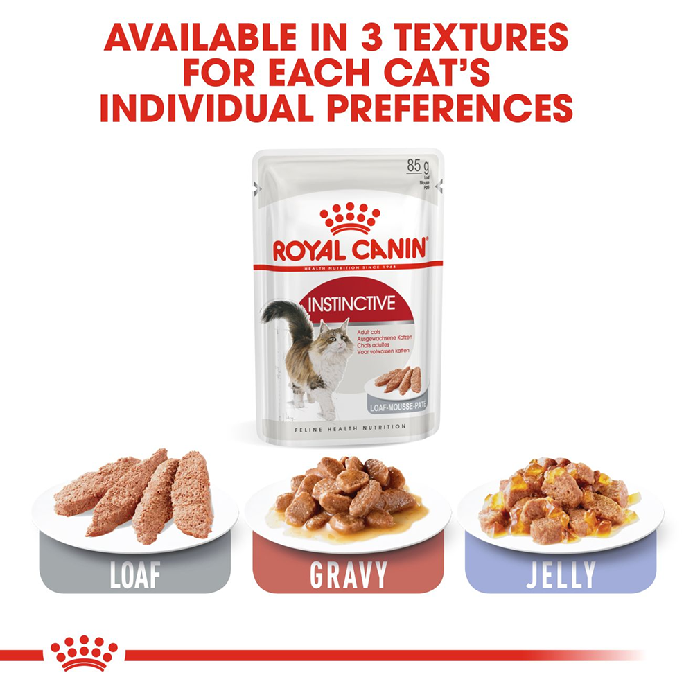 Royal Canin Instinctive Loaf Wet Cat Food - 85 g packs - Heads Up For Tails