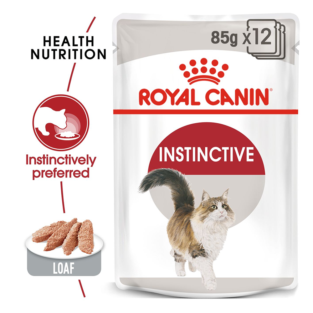 Royal Canin Instinctive Loaf Wet Cat Food - 85 g packs - Heads Up For Tails