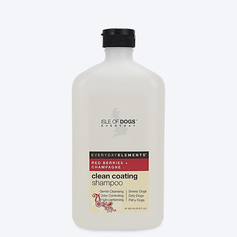 Isle of Dogs Everyday Clean Coating Dog Shampoo - Red Berries + Champagne - 500 ml - Heads Up For Tails
