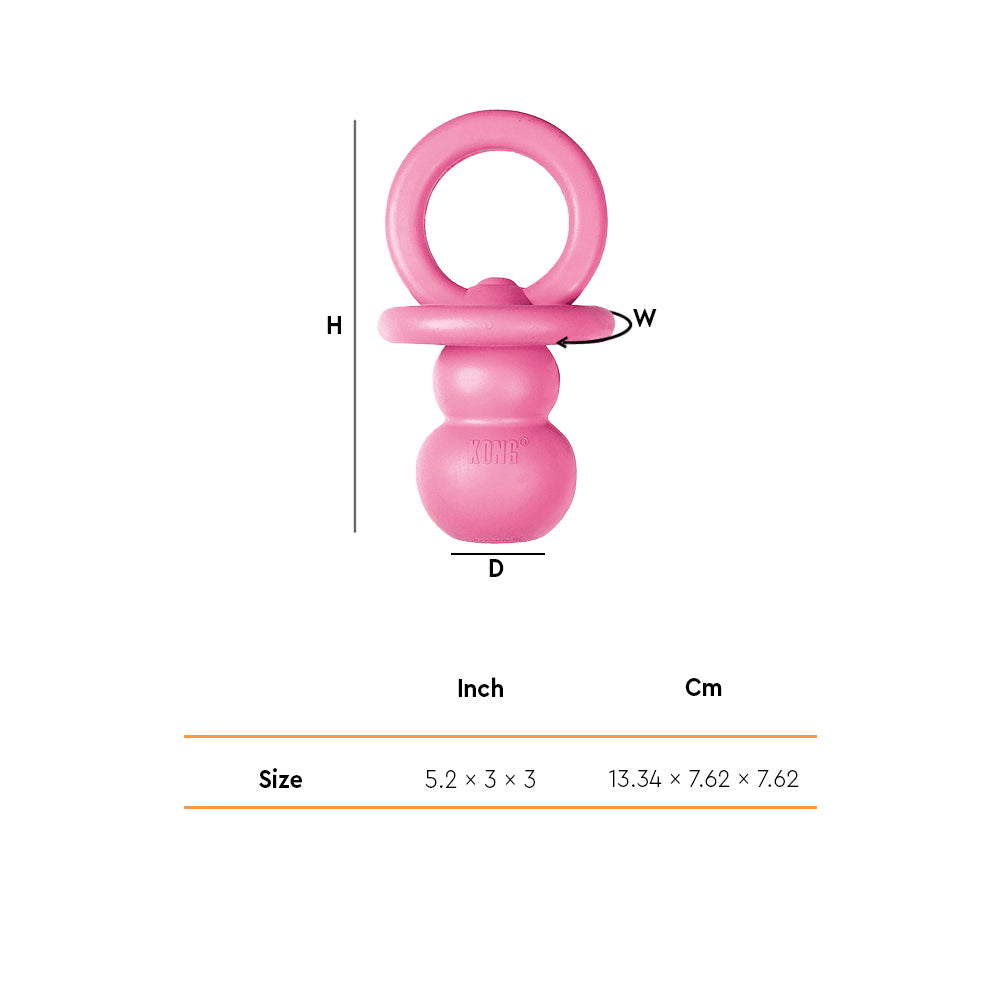 KONG Binkie Puppy Chew Toy - (Assorted) - Heads Up For Tails