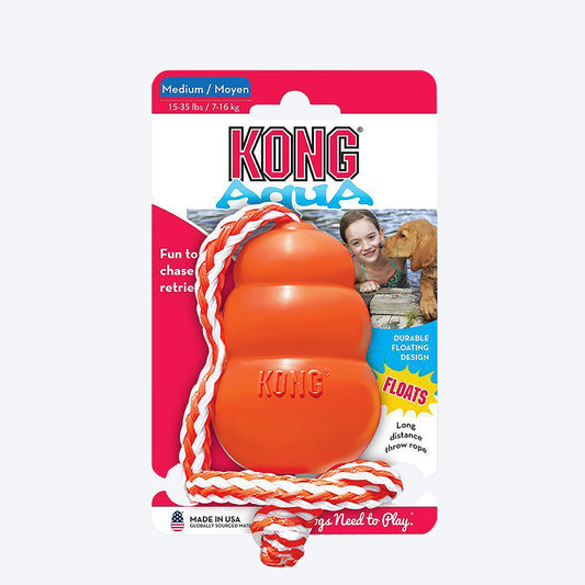 KONG Aqua Dog Rope Toy - Heads Up For Tails