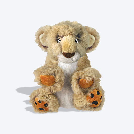 KONG Comfort Kiddos Lion Plush Dog Toy - Small - Heads Up For Tails