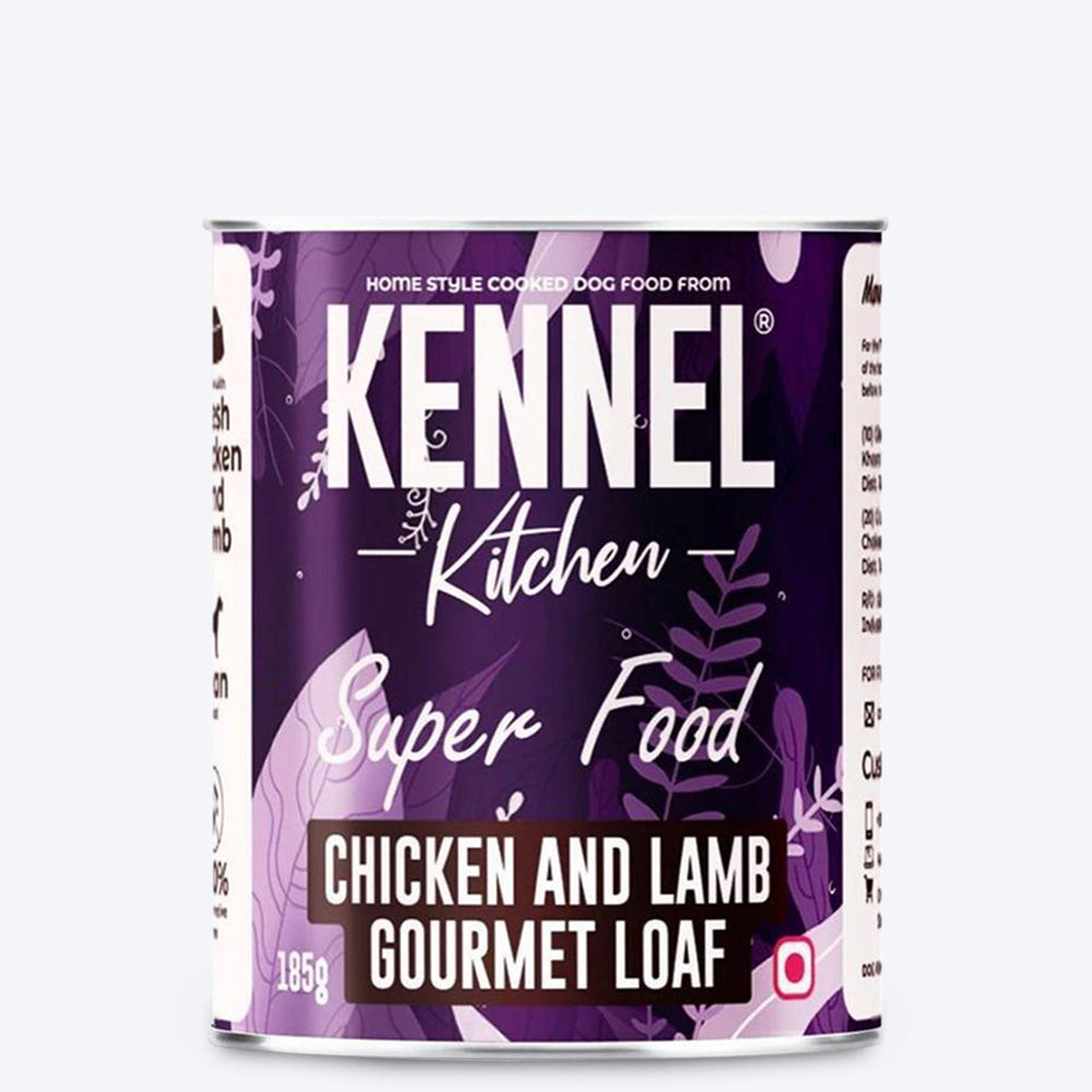 Kennel Kitchen Chicken & Lamb Gourmet Loaf Wet Dog Food (All Breeds & Ages) - 185 g - Heads Up For Tails