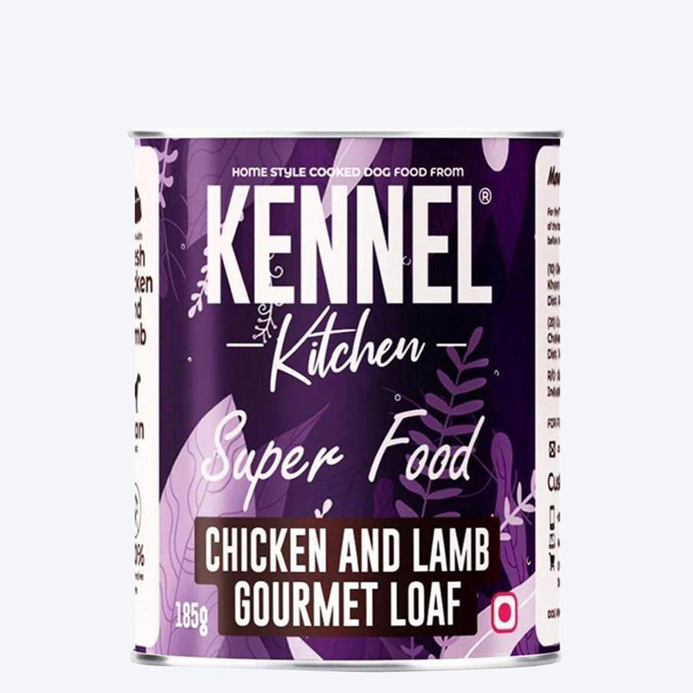 Kennel Kitchen Chicken & Lamb Gourmet Loaf Wet Dog Food (All Breeds & Ages) - 185 g - Heads Up For Tails