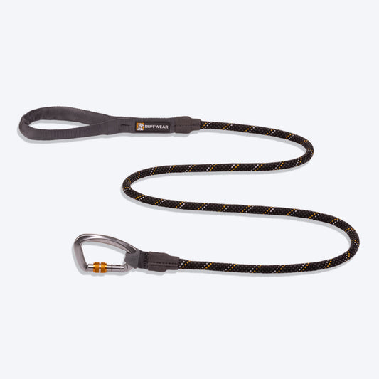 Ruffwear Dog Knot-a-Leash - Obsidian Black - Heads Up For Tails