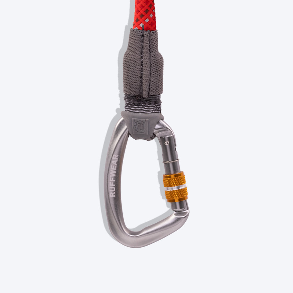 Ruffwear Dog Knot a Leash Red Sumac Heads Up For Tails