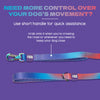 Dash Dog Flow Printed Leash - Violet & Red - Heads Up For Tails