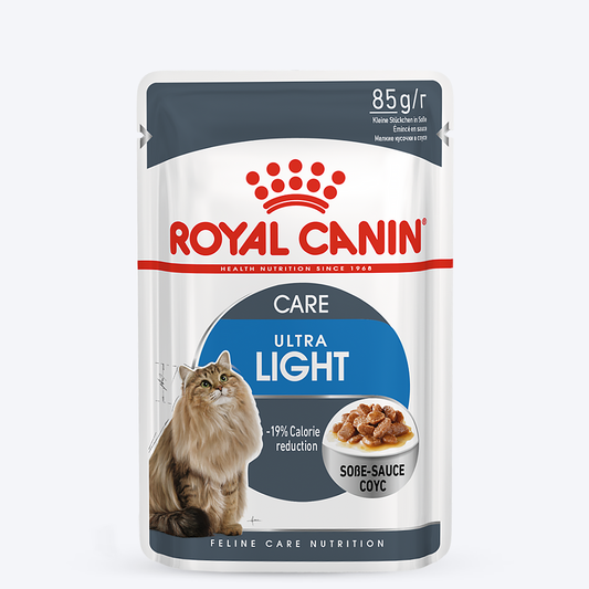 Royal Canin Ultra Light Wet Cat Food - 85 g packs - Heads Up For Tails