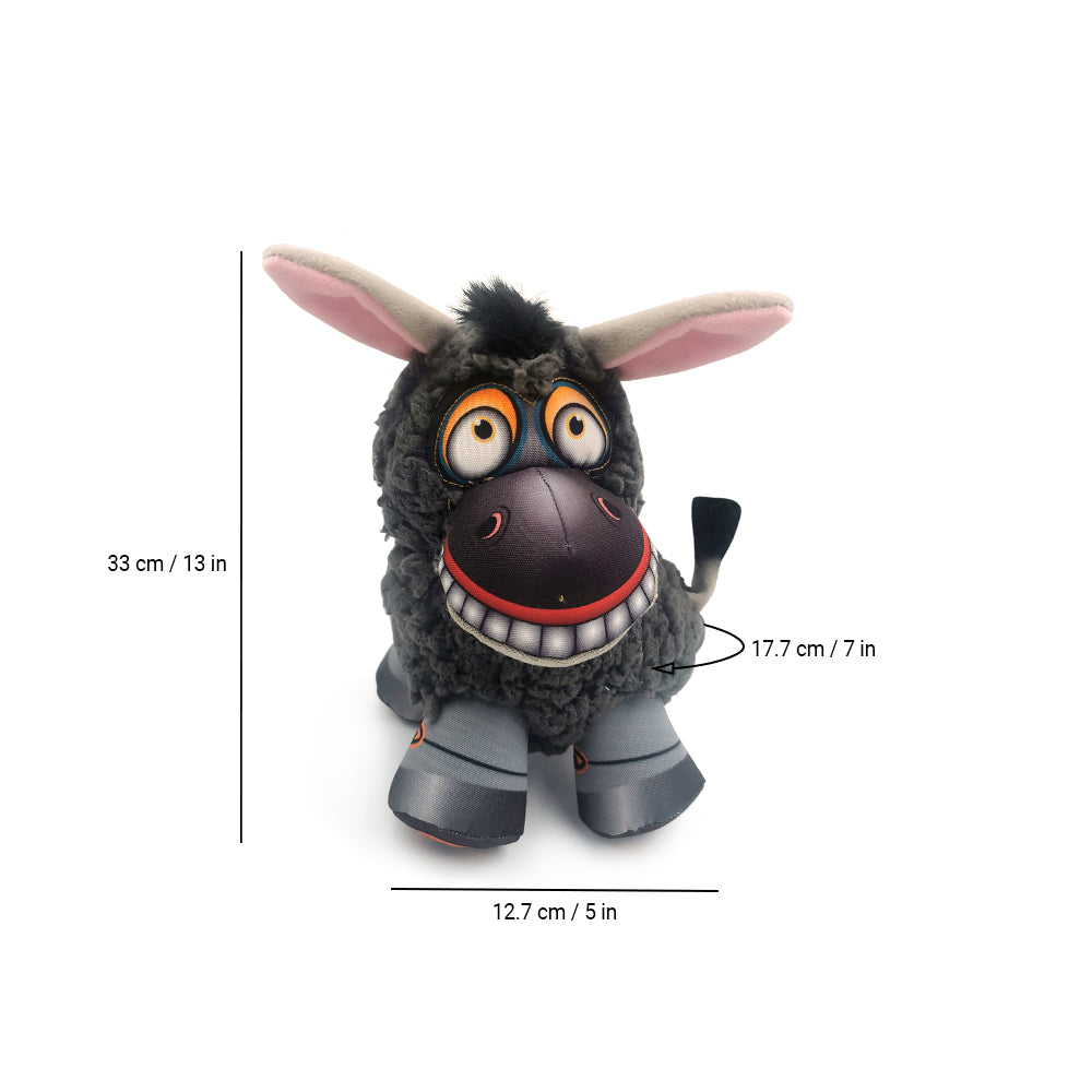 Nutrapet The Lop Eared Donkey Dog Toy - Heads Up For Tails