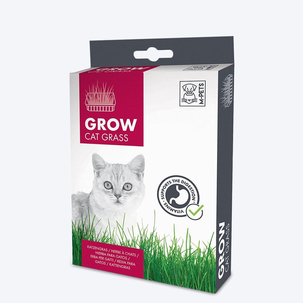 M-Pets Grow Cat Grass Treat with Vitamins - 70 g - Heads Up For Tails