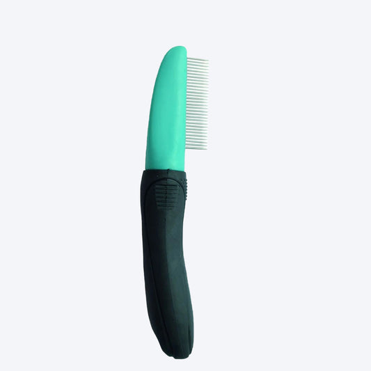 M-Pets Regular Comb Black & Blue 4*19.5 cm - Heads Up For Tails