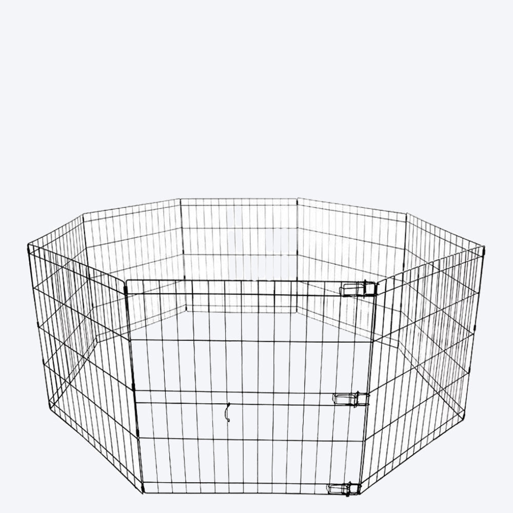 M-Pets Foldable Puppy Pen Fence - Heads Up For Tails