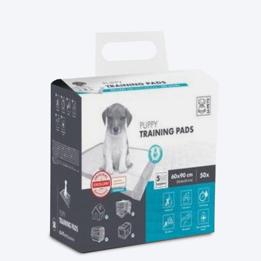 M-Pets Puppy Training Pads - 50 Pcs - Heads Up For Tails