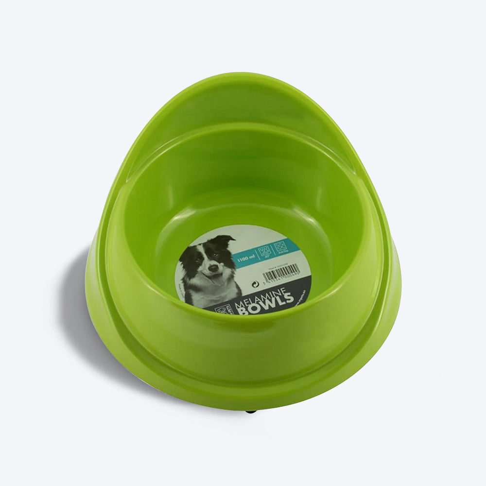 M-Pets Single Fashion Diner Bowl (Melamine) For Dogs - 300 ml - Assorted
