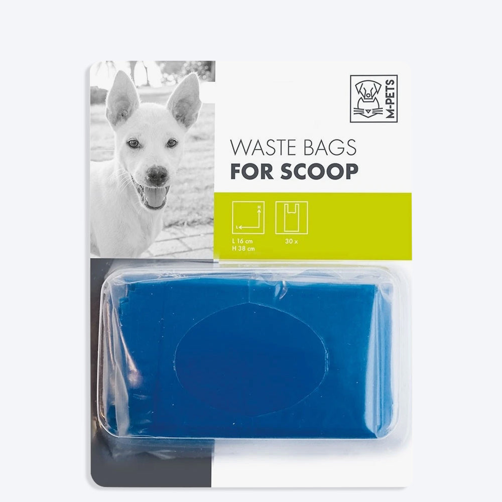 M-Pets Waste Bags for Scoop 3*10 Waste Bags With Handles - Heads Up For Tails