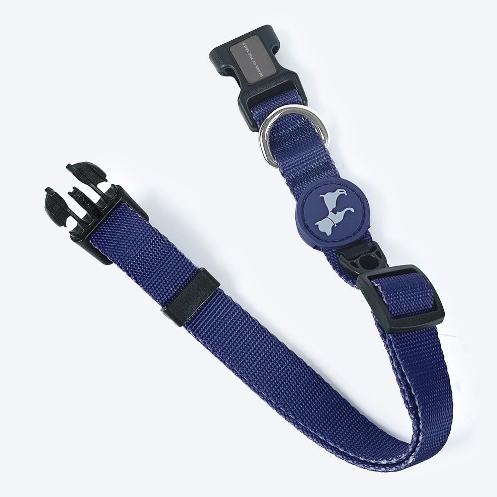 HUFT Classic Dog Collar - Navy - Heads Up For Tails