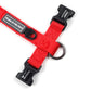 HUFT Essentials Nylon Dog H-Harness And Leash Set - Red - Heads Up For Tails