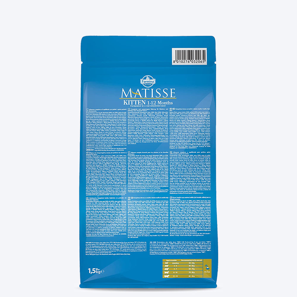Matisse Premium Dry Kitten Food - (1 - 12 months) - Heads Up For Tails