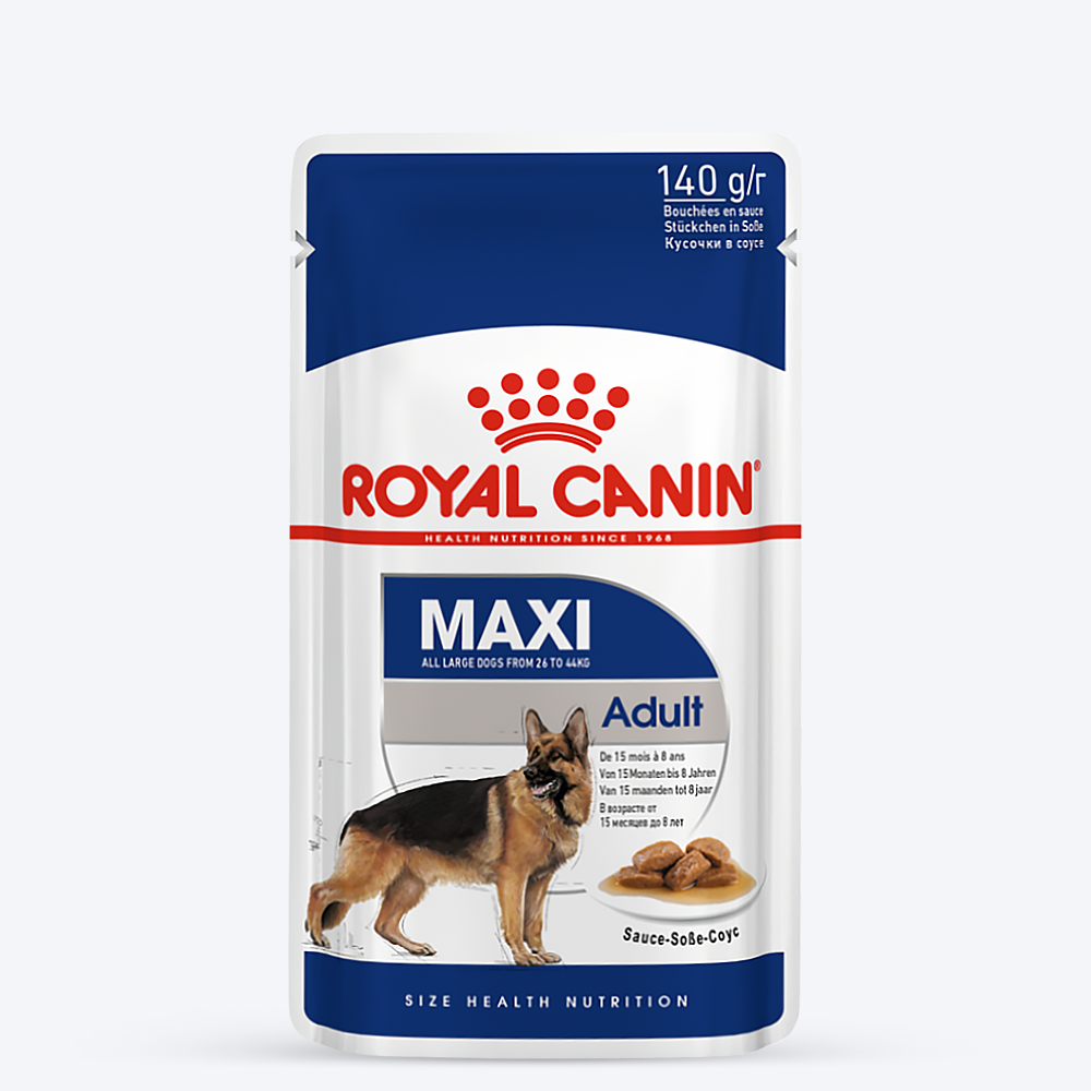 Royal Canin Maxi Adult Dog Wet Food - 140 g - Heads Up For Tails