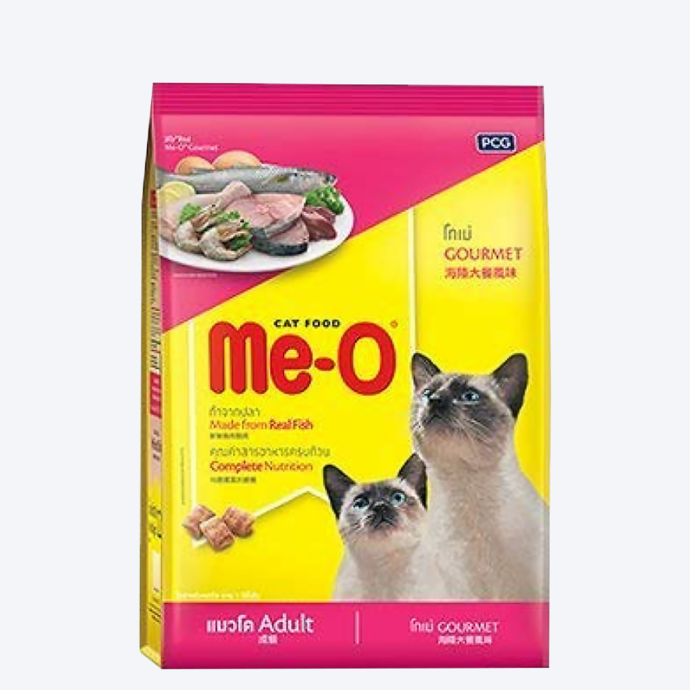 Me-O Adult Gourmet Dry Cat Food - 1.2 kg1