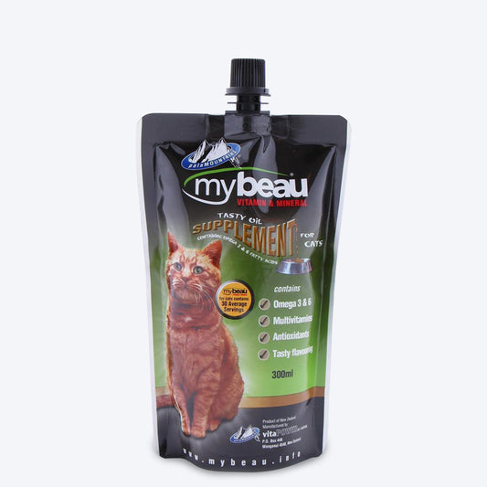 My Beau Vitamin & Mineral Supplement for Cats - 300 ml - Heads Up For Tails