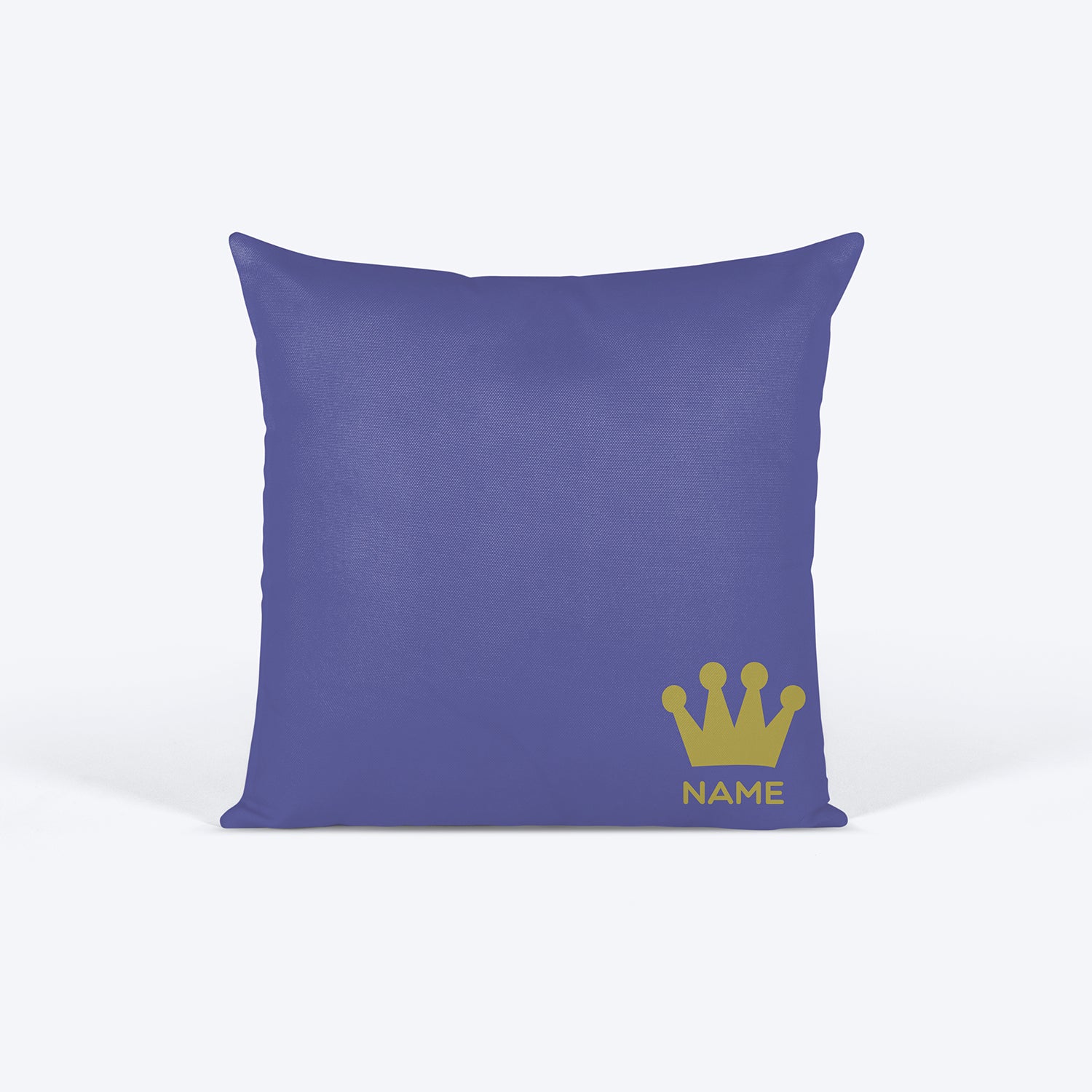 HUFT Crown Design Personalised Cushion - 12 inches (30 x 30 cm) - Heads Up For Tails
